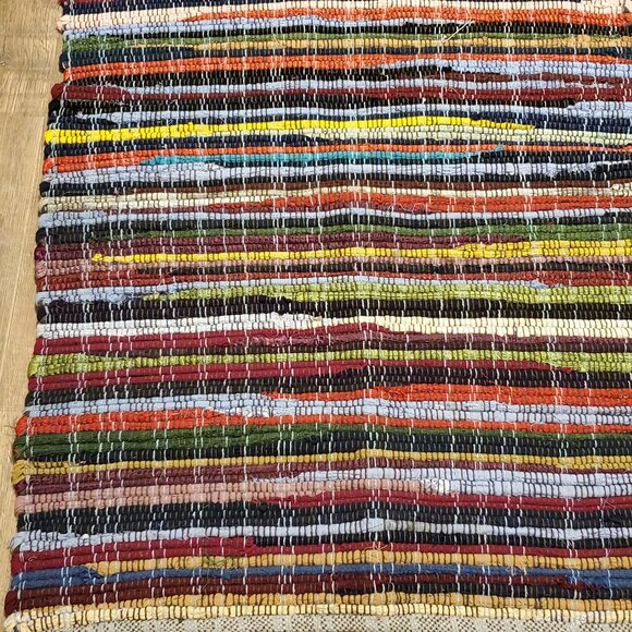 Chindi Multicolored Rug - Measures 30" x 46" - Picture 1 of 5